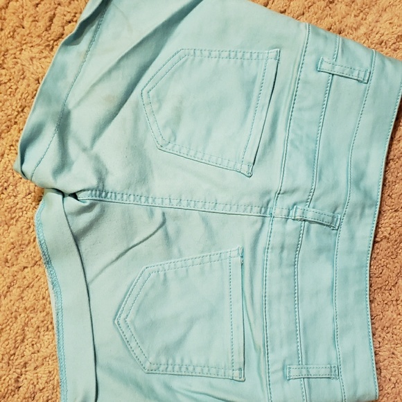 High wasted blue shorts - Picture 2 of 2